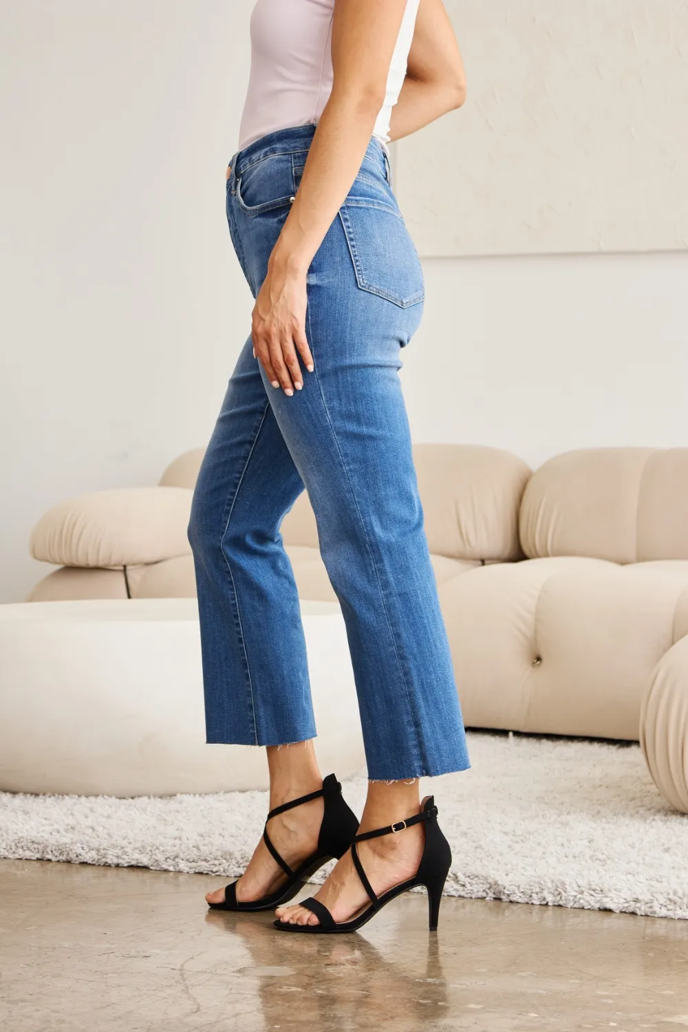 Mini Mia Full Size Tummy Control High Waist Jeans, image 8