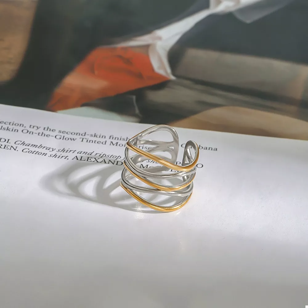 Two-Tone Open Ring, image 5