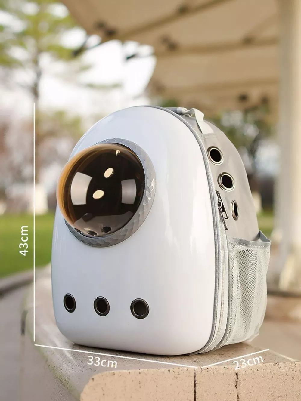 Space Capsule Transparent Pet Carrier Backpack, image 8