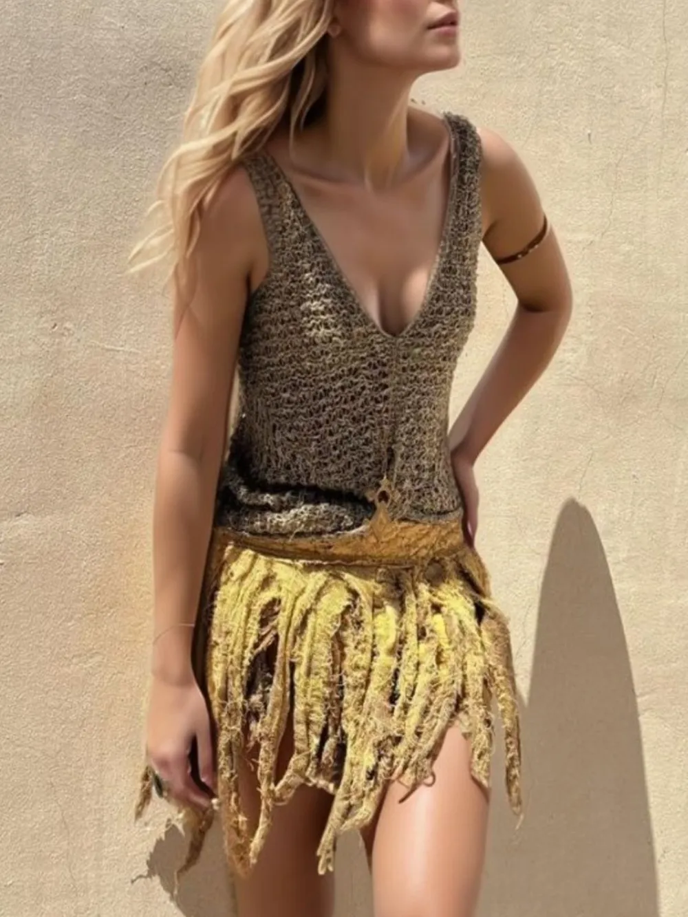Crochet V-Neck Tank, image 11