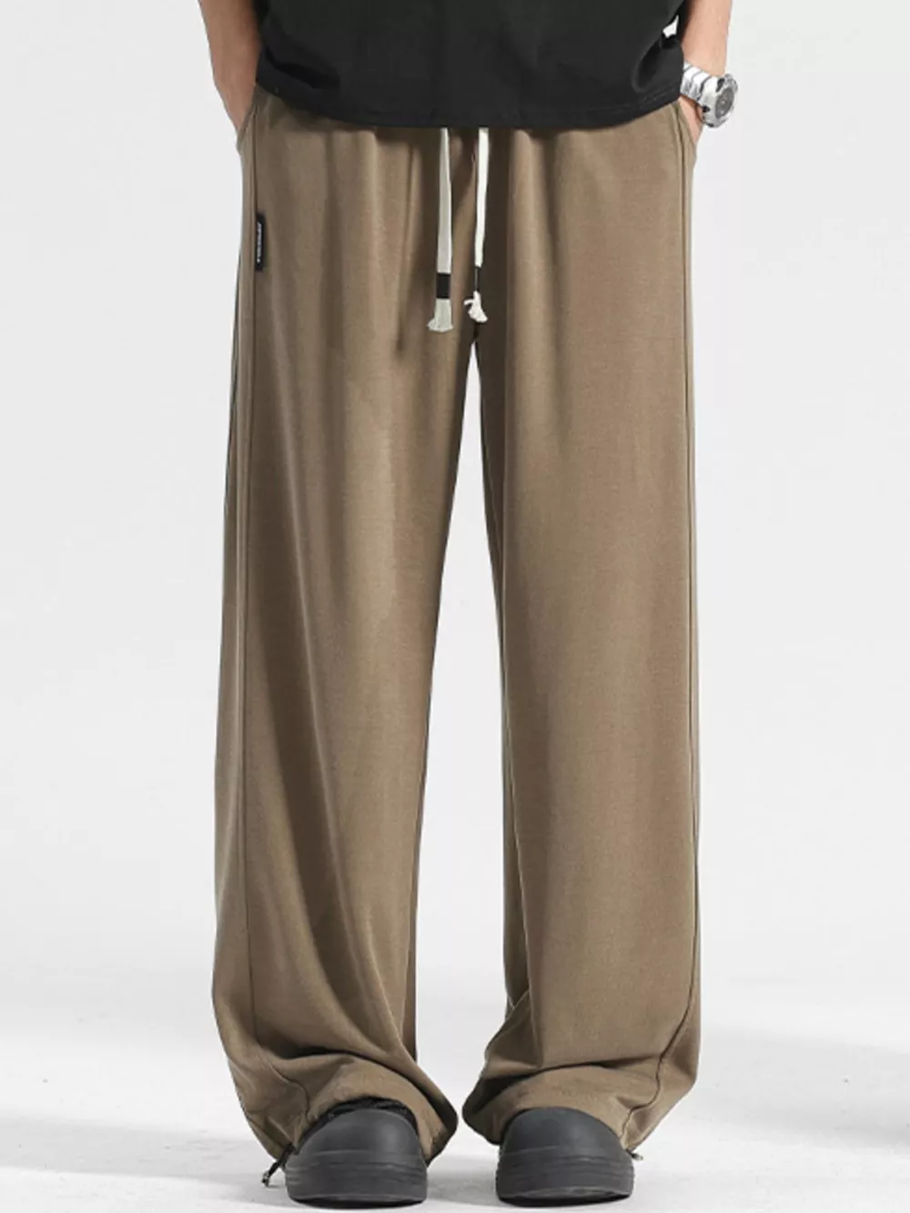Men's Plus Size Loose Fit Drawstring Pants, image 3