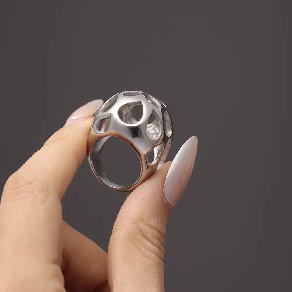 Stainless Steel Cutout Ring, image 8