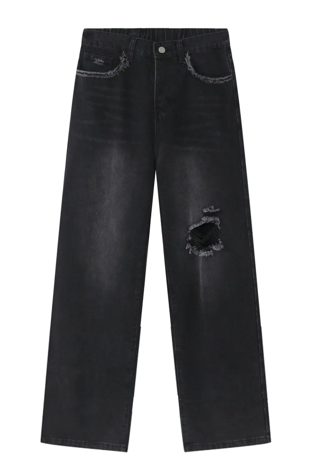 Distressed Mid Rise Men's Jeans, image 6