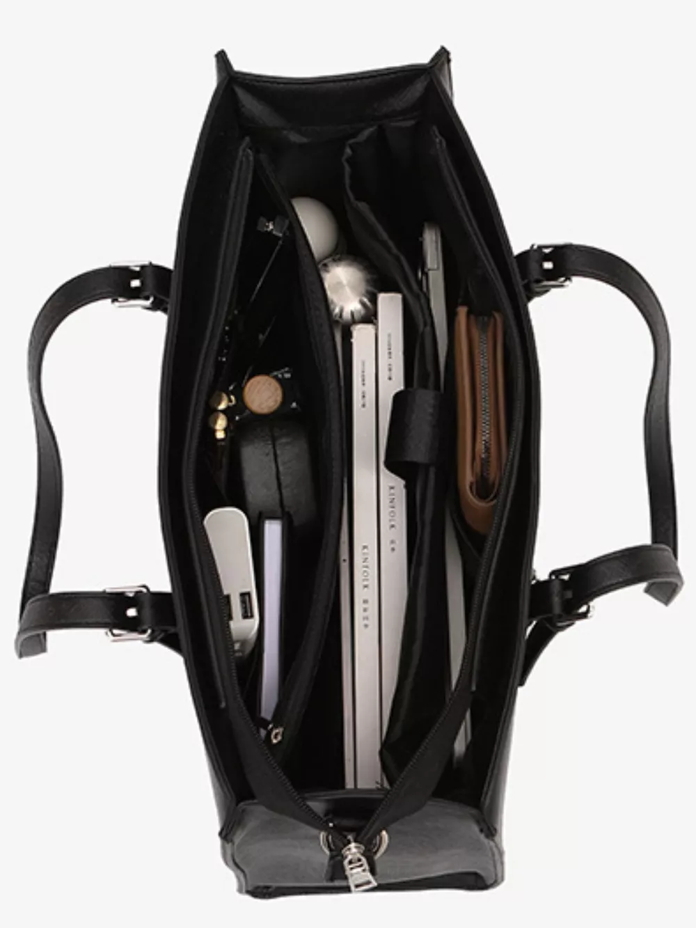 Minimalist PU Leather Tote Bag, image 11