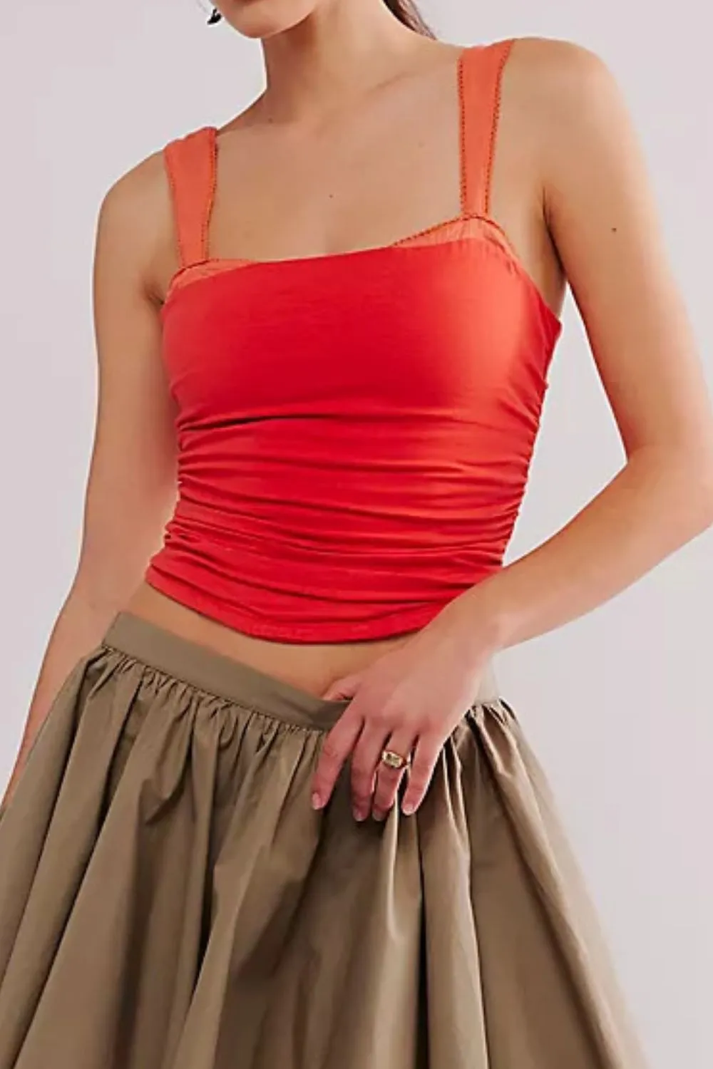 Square Neck Wide Strap Cami, image 13