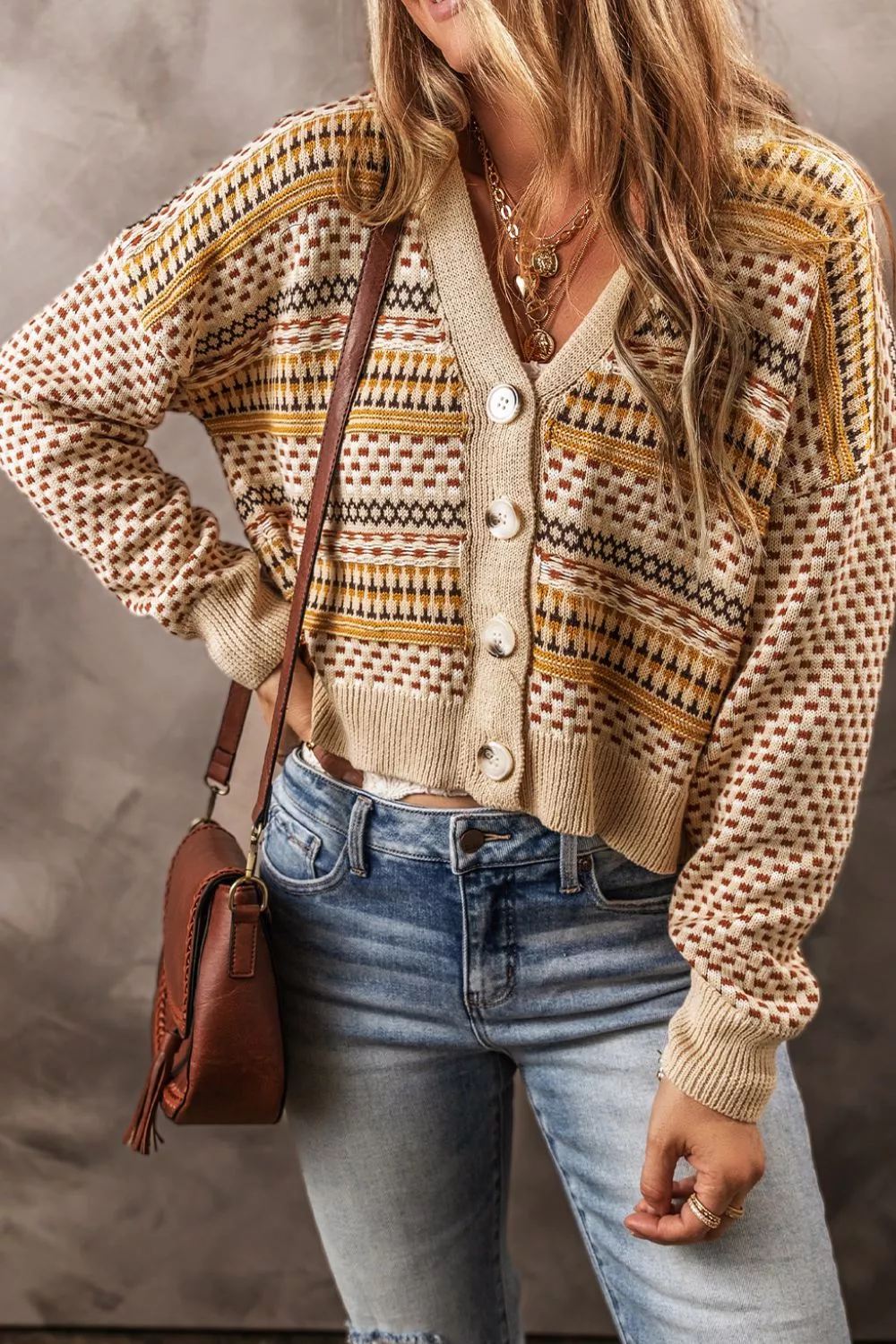 Button Down Long Sleeve Cardigan, image 4