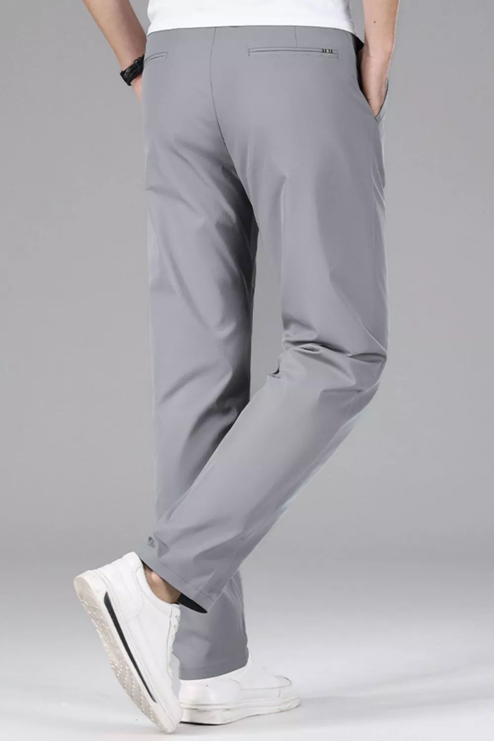 Men's Plus Size Slim-Fit Stretch Dress Pants, image 3