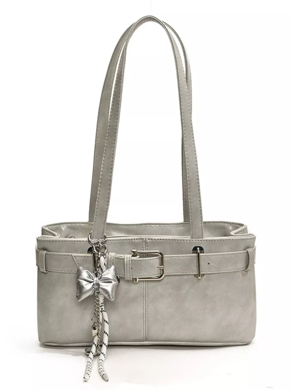Buckle Decor Shoulder Bag, image 14