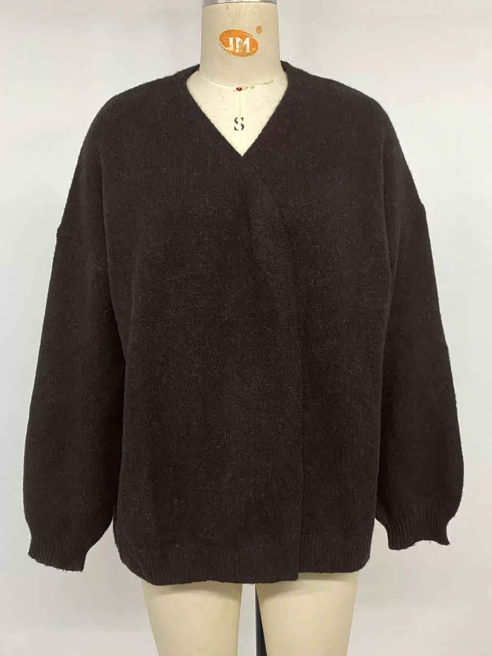 Tie Waist Dropped Shoulder Wrap Cardigan, image 11
