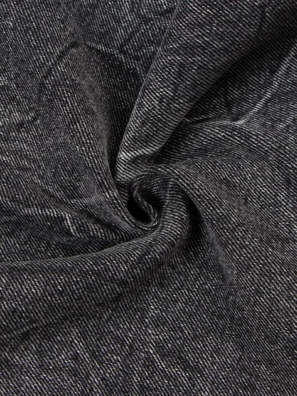 Men's Washed Wide Leg Baggy Jeans, image 8