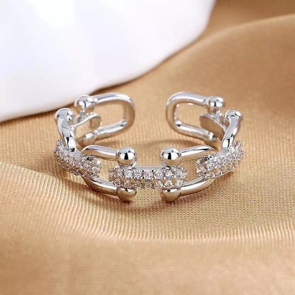 925 Sterling Silver Open Ring, image 4