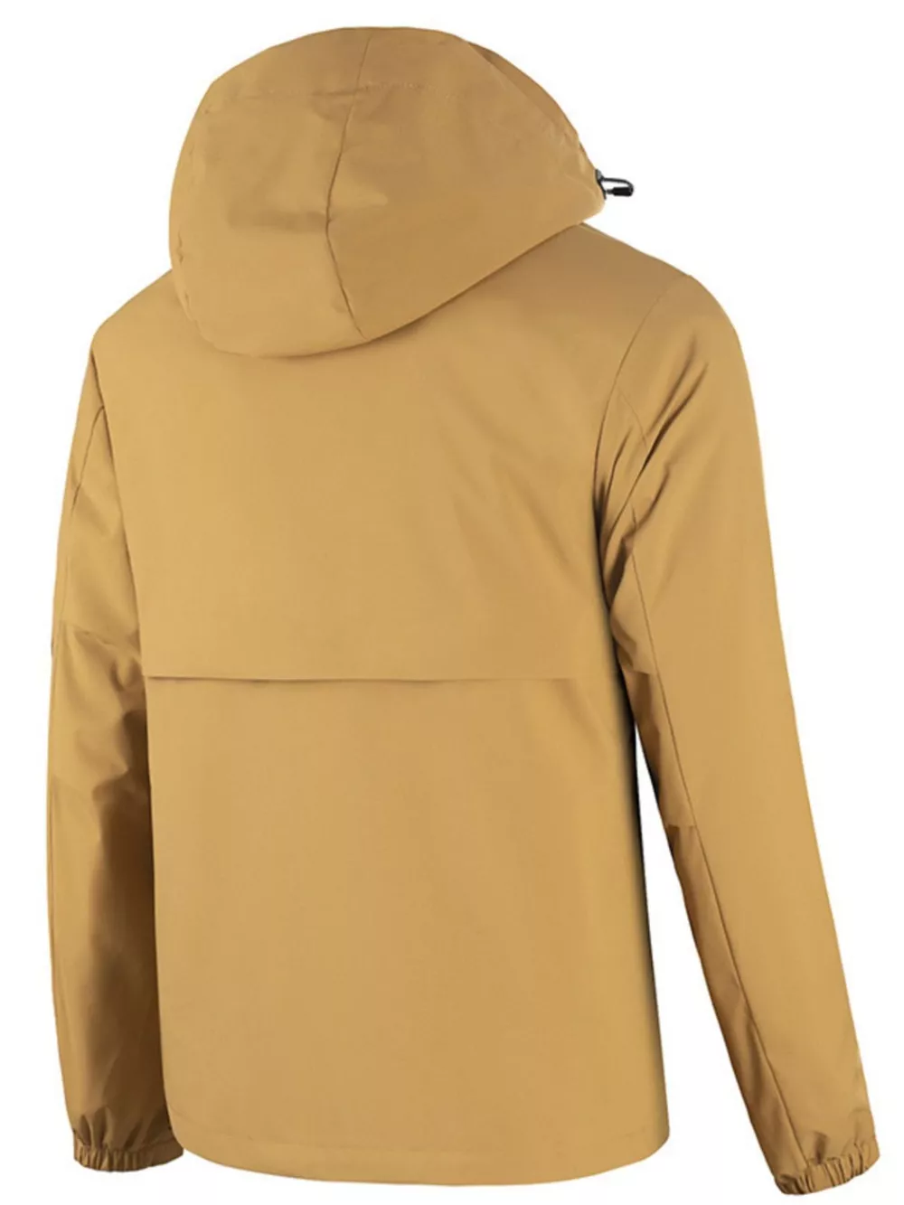 Men's Plus Size Zip Up Long Sleeve Hooded Jacket, image 4