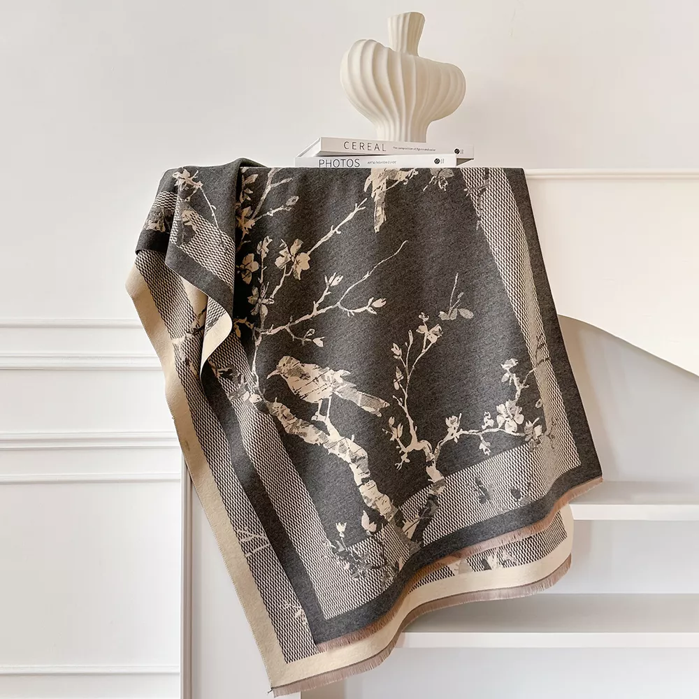 Raw Hem Winter Scarf, image 6