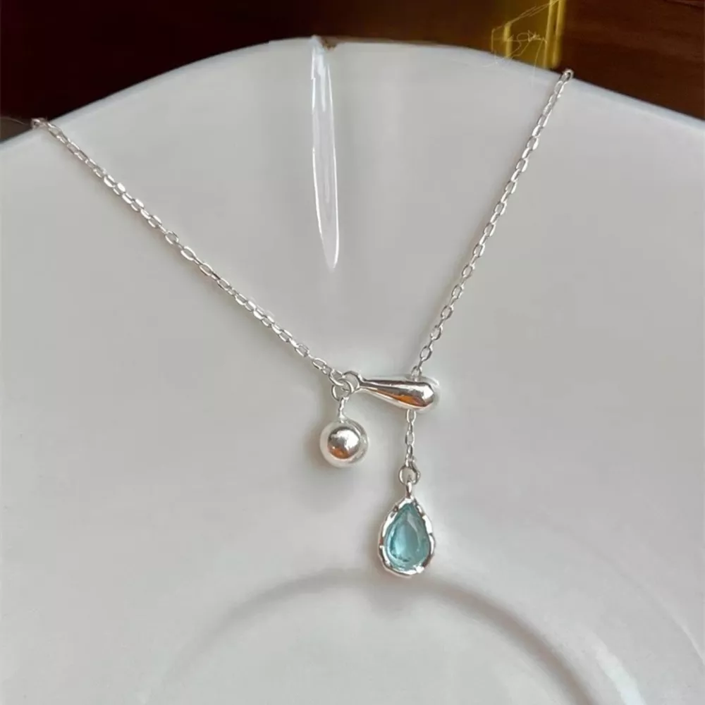 925 Sterling Silver Y-Shaped Drop Necklace, image 4