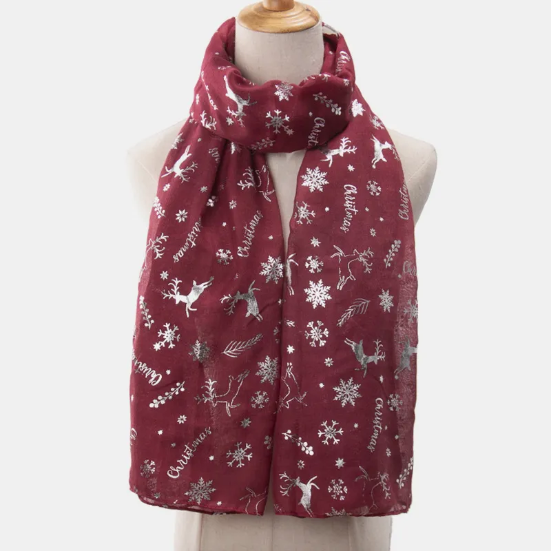 Christmas Element Polyester Scarf, image 4