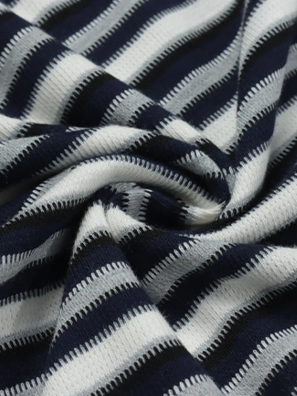 Men's Classic Striped Cotton Crew Neck T-Shirt, image 5