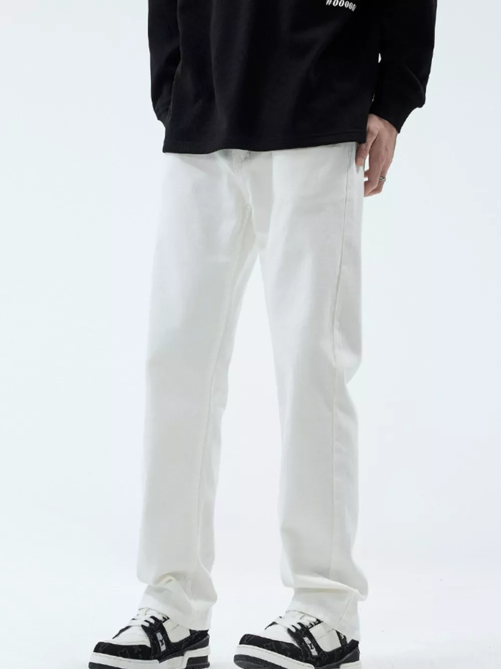 Men's Full Size Straight Leg Jeans Plus Size, image 4