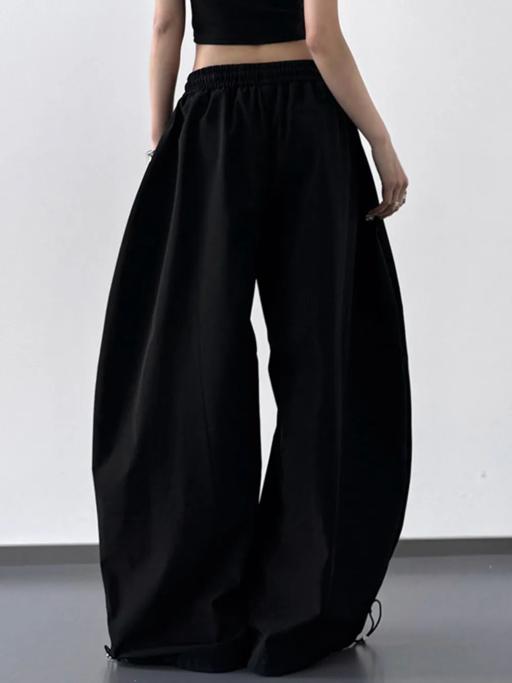 Wide Leg Drawstring Pants, image 5