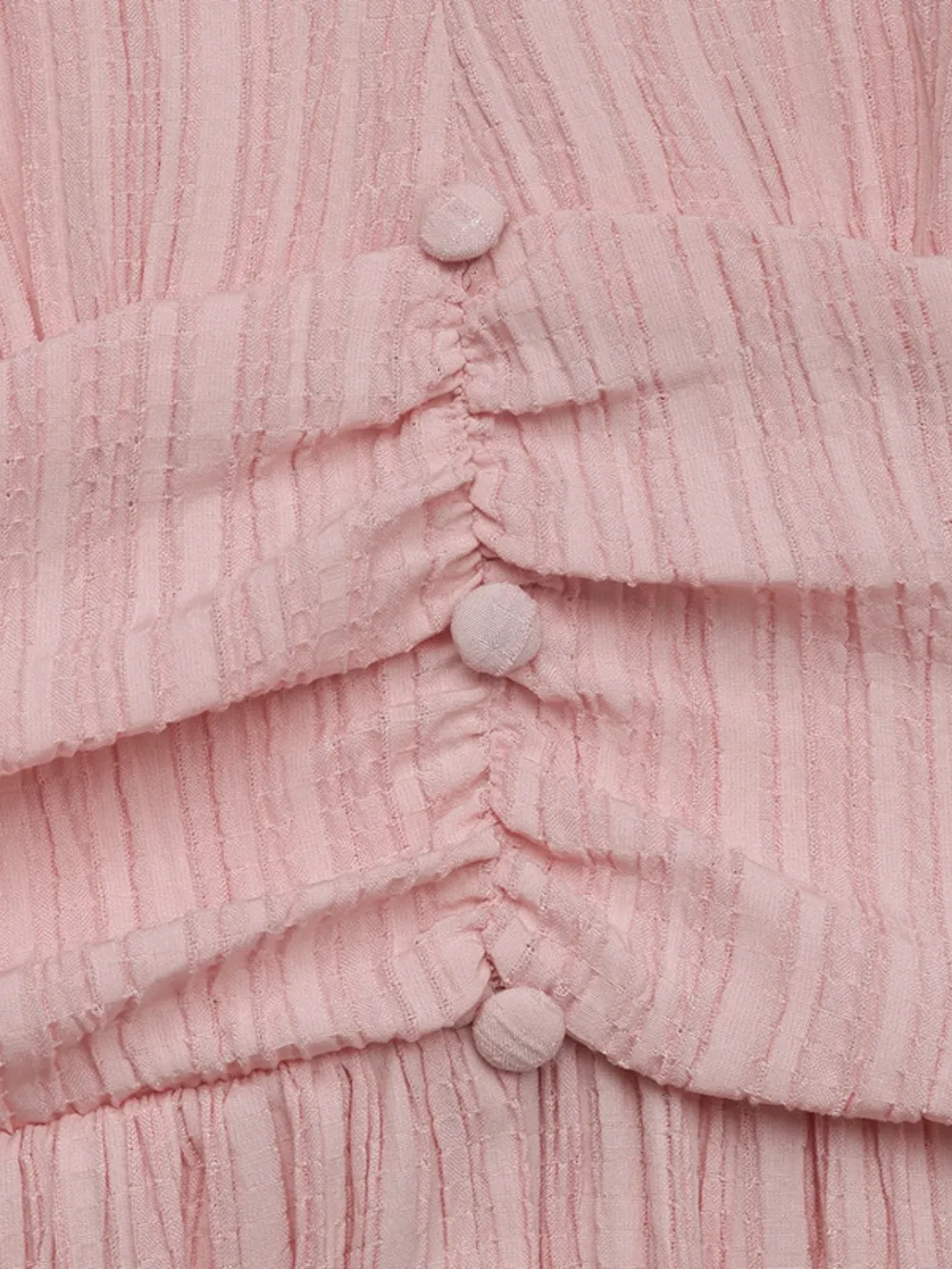 V-Neck Puff Sleeve Dress, image 7