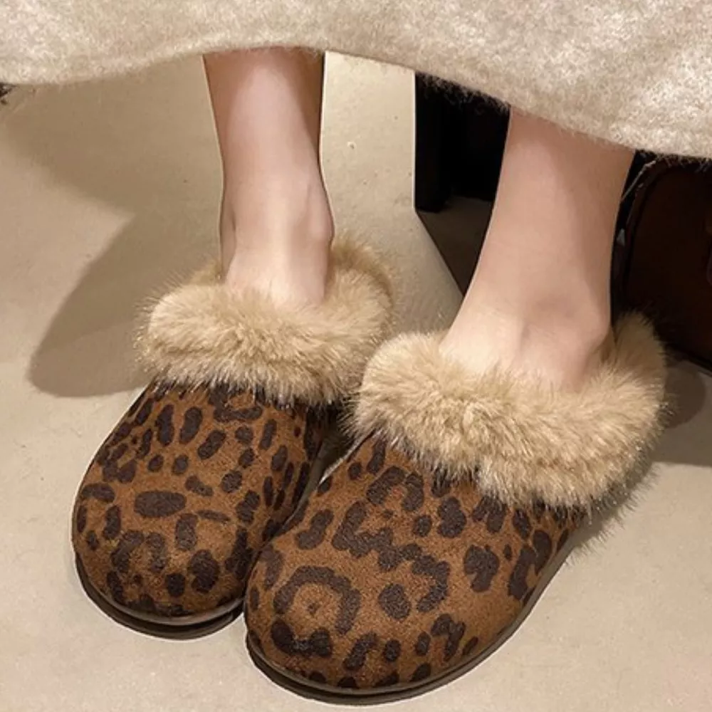 Fuzzy Plush Warm Indoor Slippers, image 7