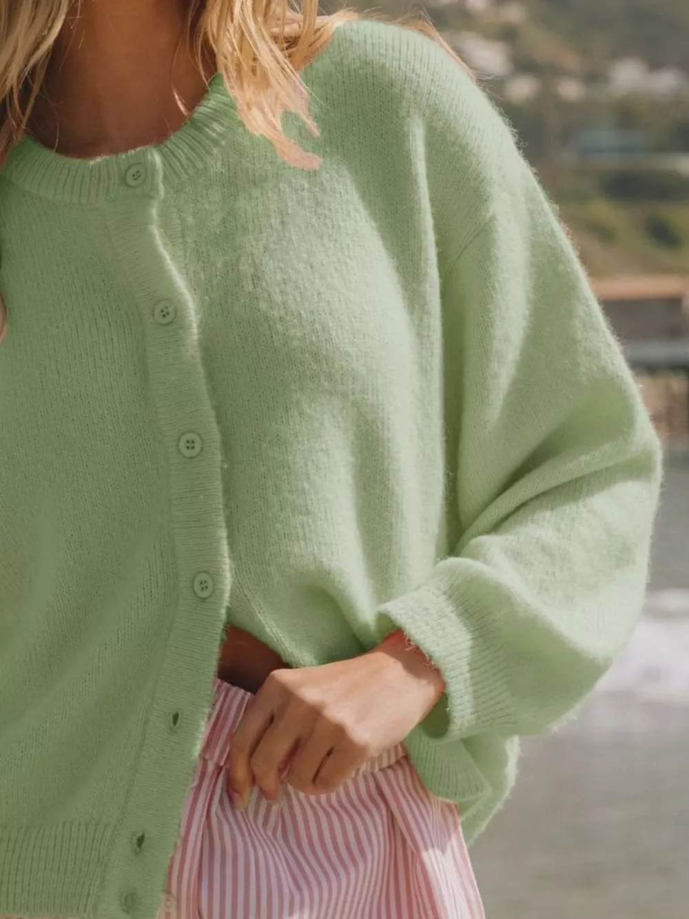 Button-Down Knit Cardigan, image 5