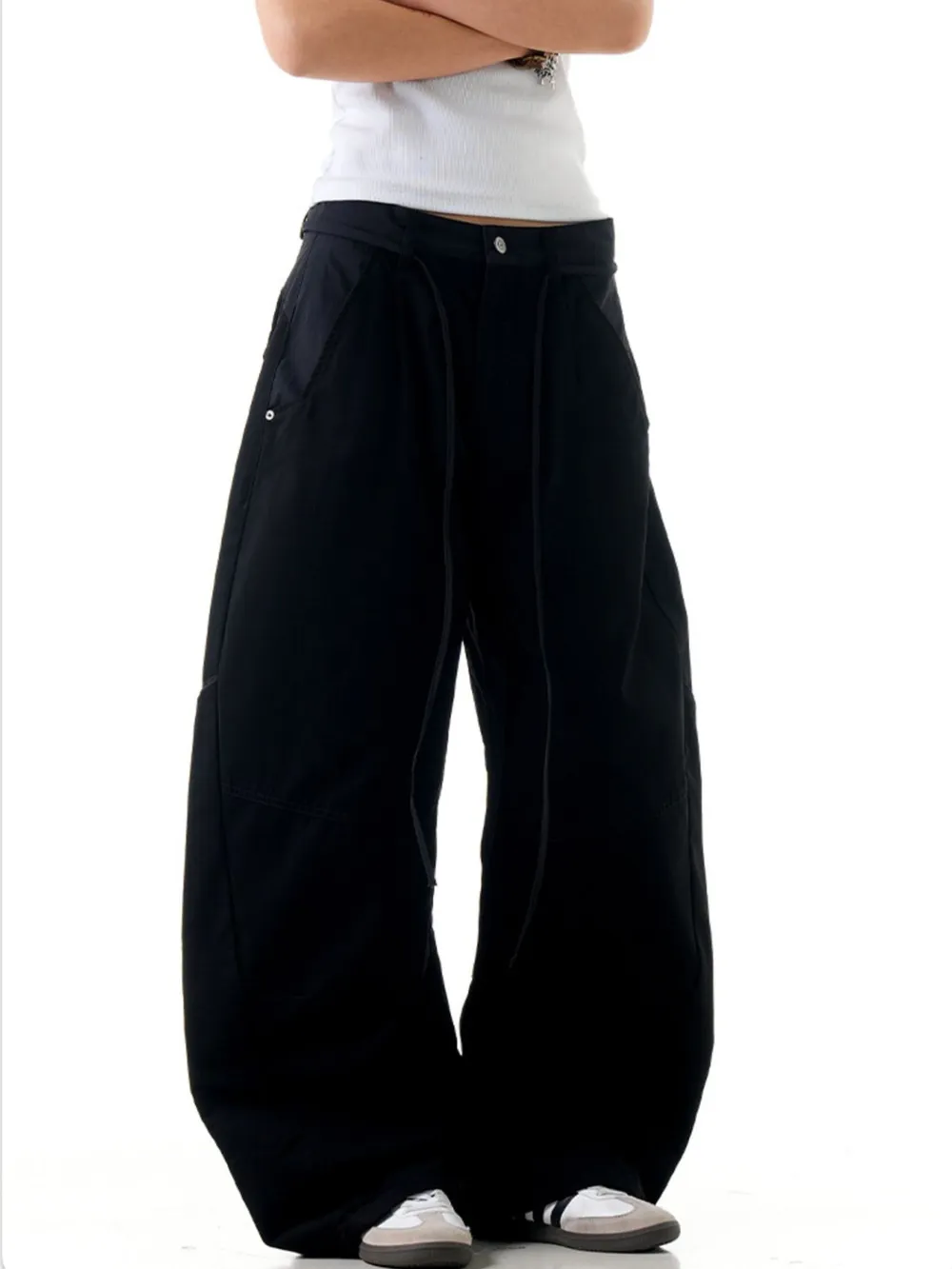 Men's Pocketed Wide Leg Pants, image 4