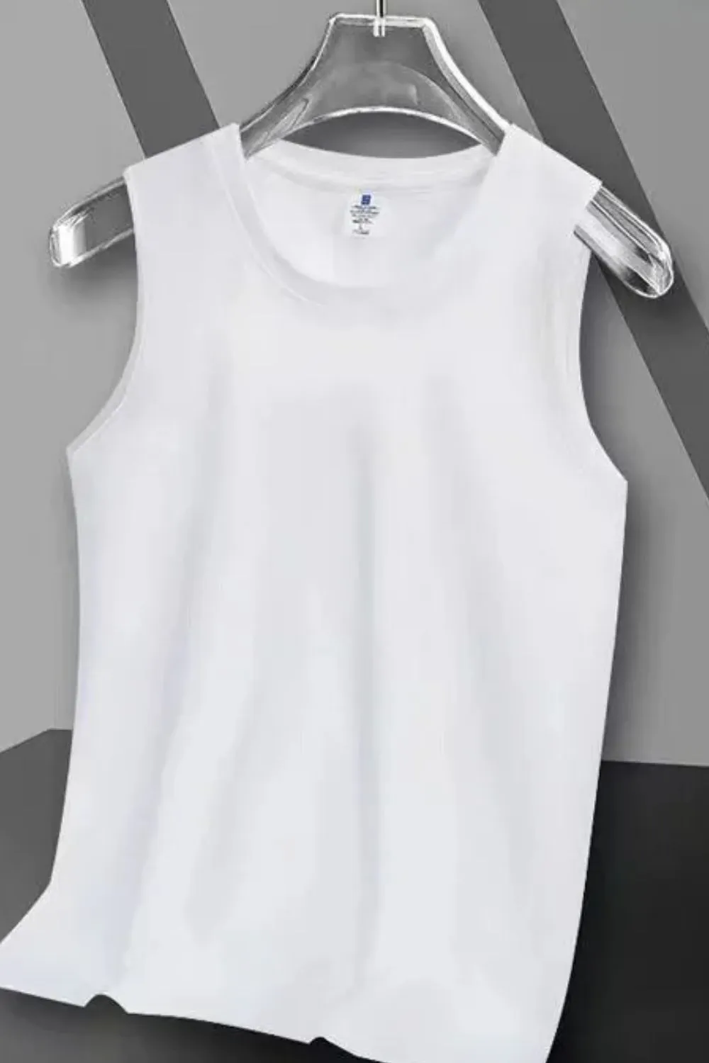 Men's Full Size Round Neck Tank Plus Size, image 3