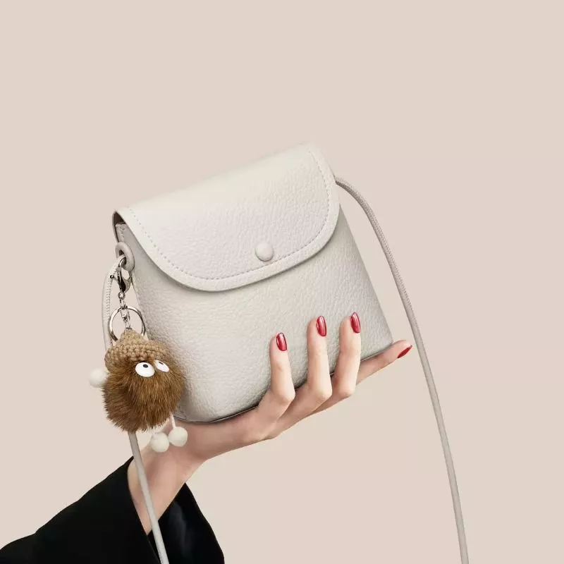 Leather Flap Crossbody Bag, image 2