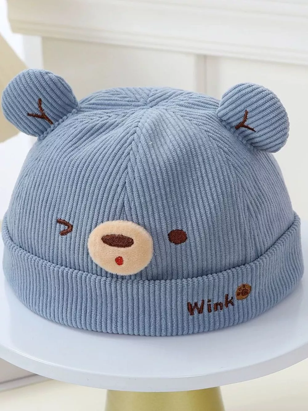 Children's Bear Ear Corduroy Hat, image 10