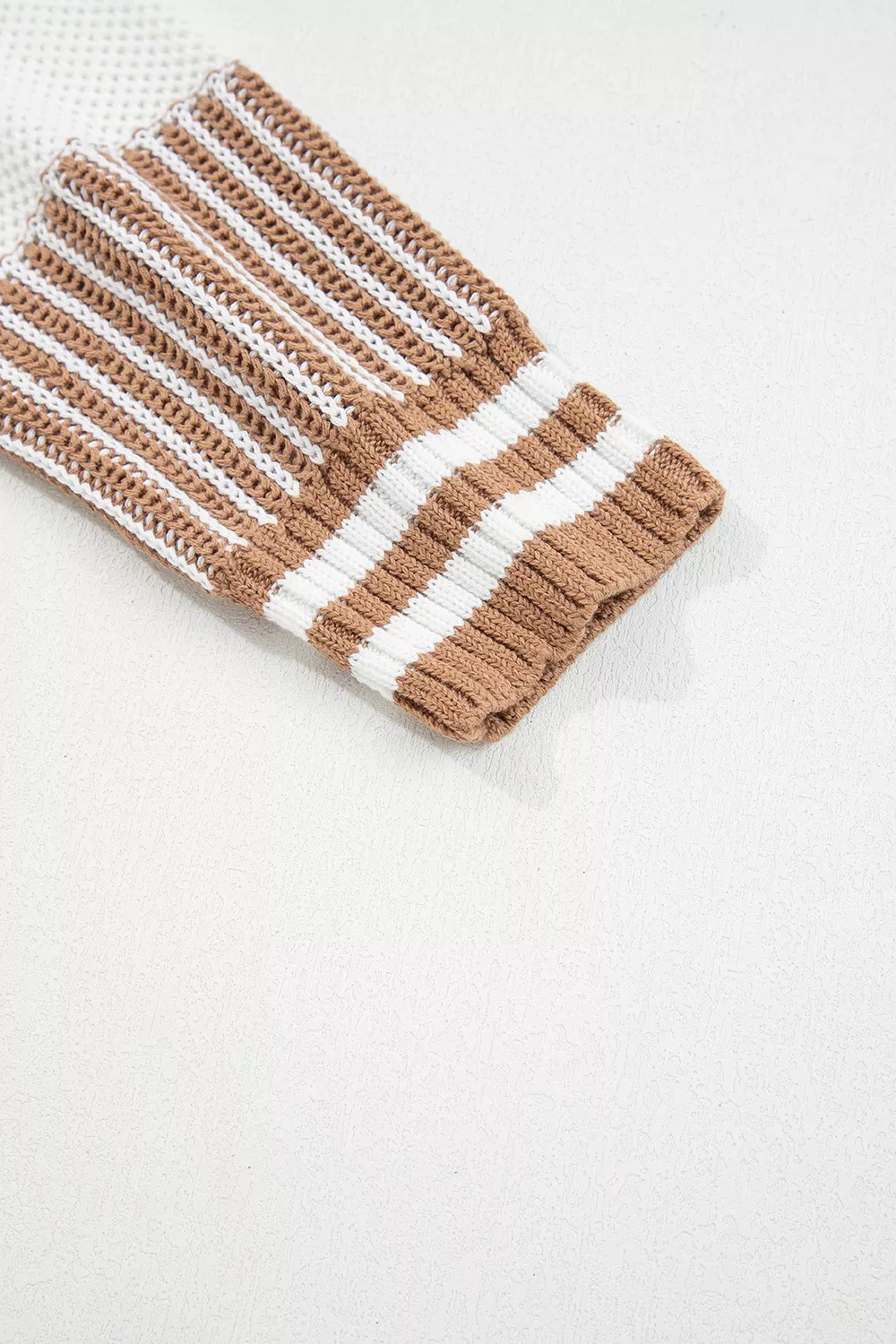 Striped Knit Long Sleeve Sweater, image 8