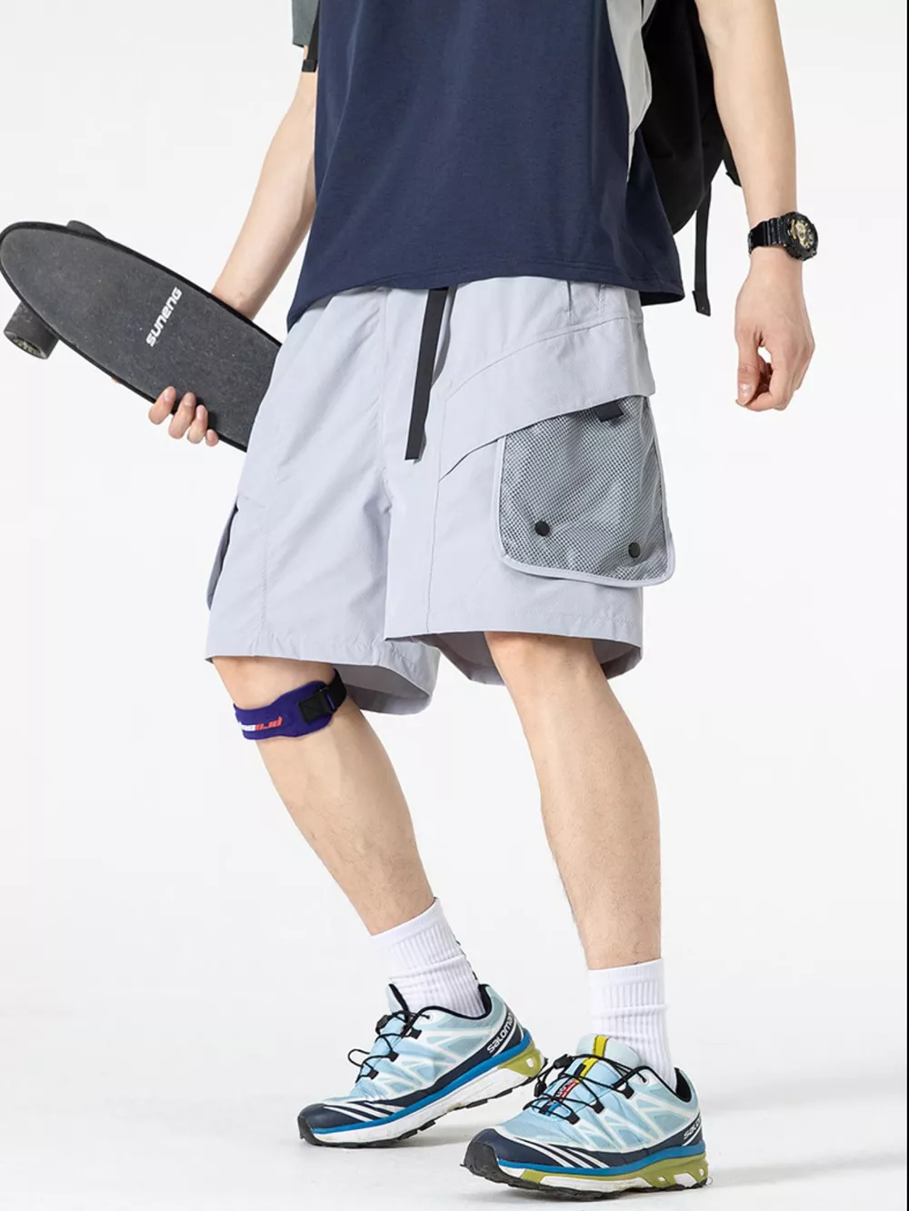 Men's Multi-Pocket Quick-Dry Cargo Shorts