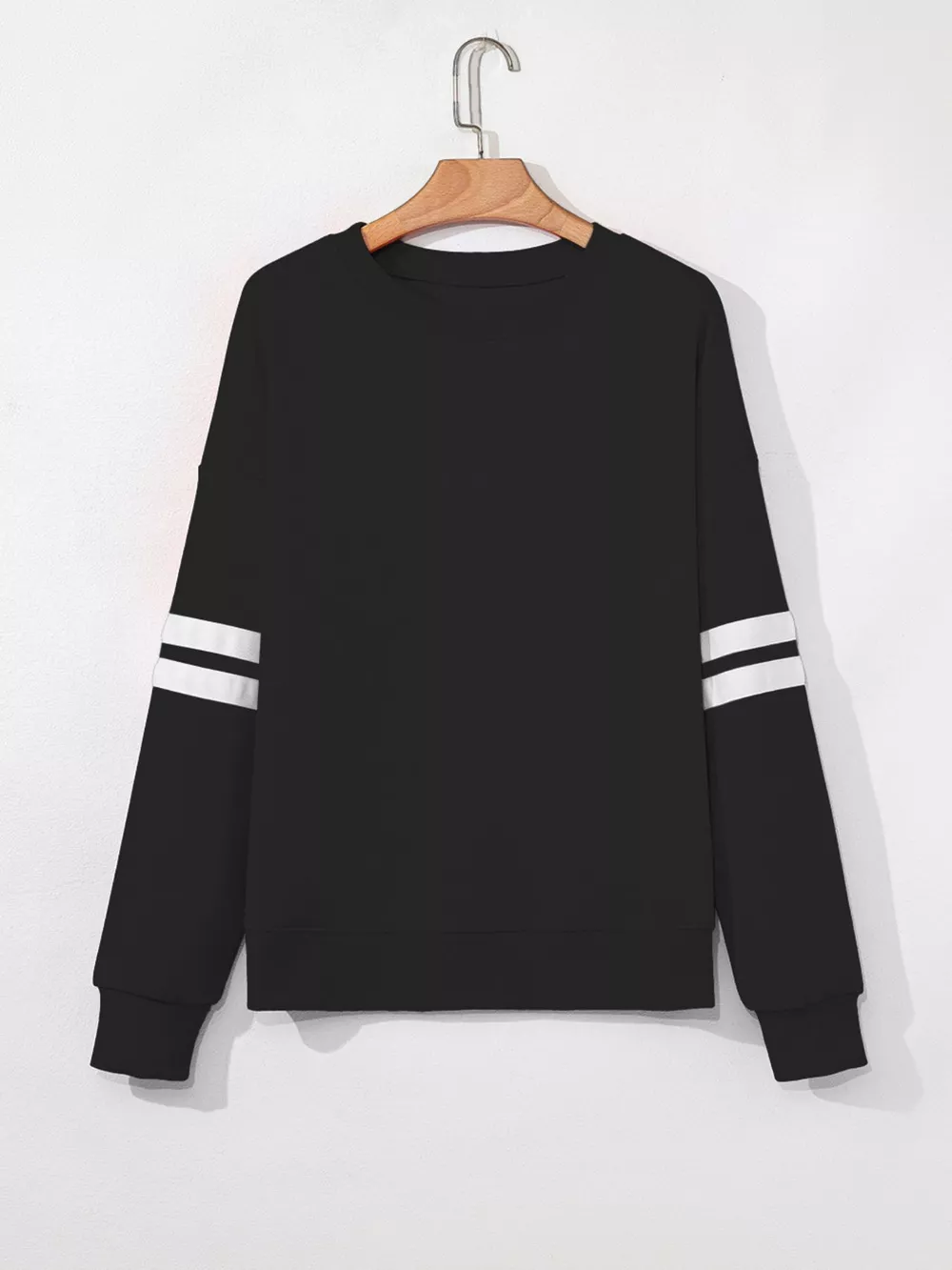 Striped Dropped Shoulder Sweatshirt, image 29