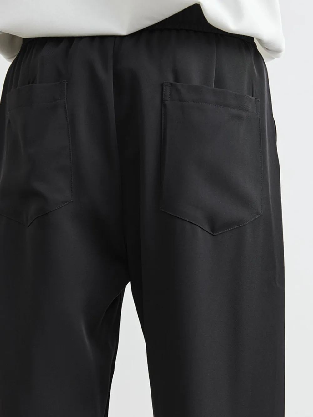 Men's Plus Size Relaxed Fit Wide Leg Drawstring Pants, image 5