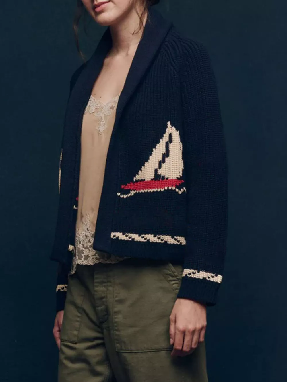 Open Front Long Sleeve Cardigan, image 4