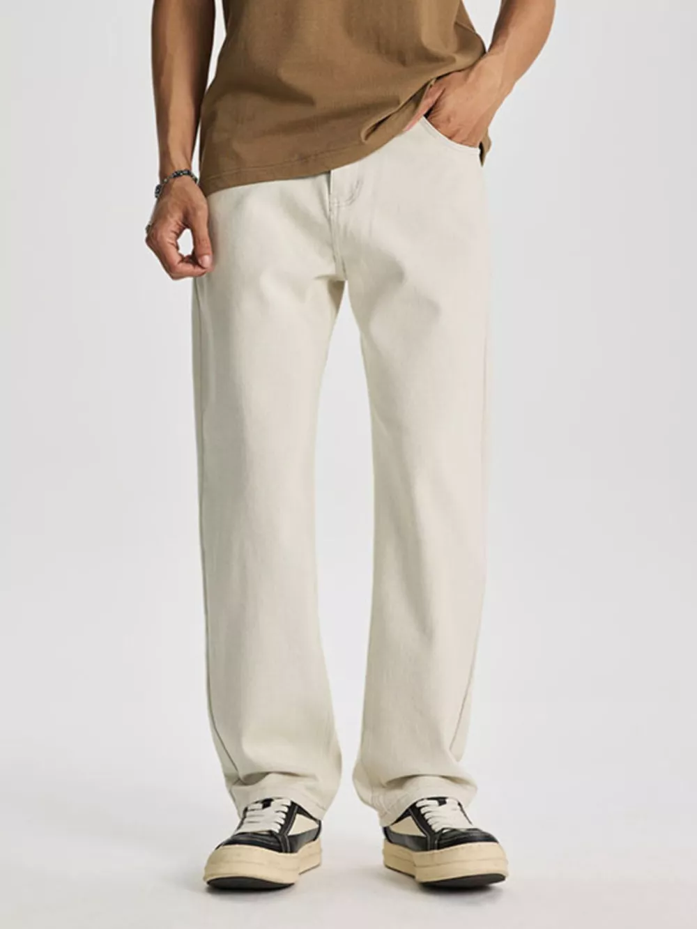 Men's Wide Leg Jeans, image 4