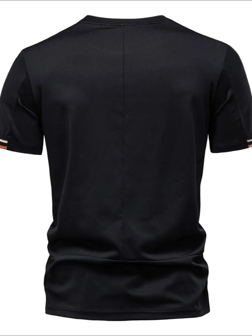 Men's Embroidered Round Neck T-Shirt, image 3