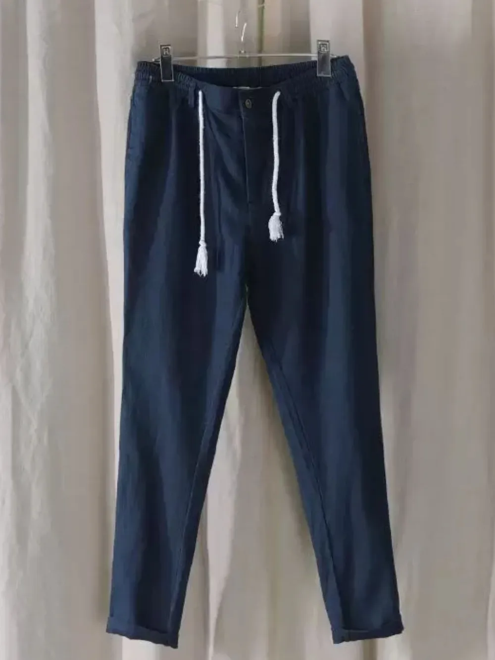 Men's Plus Size Drawstring Pants with Pockets
