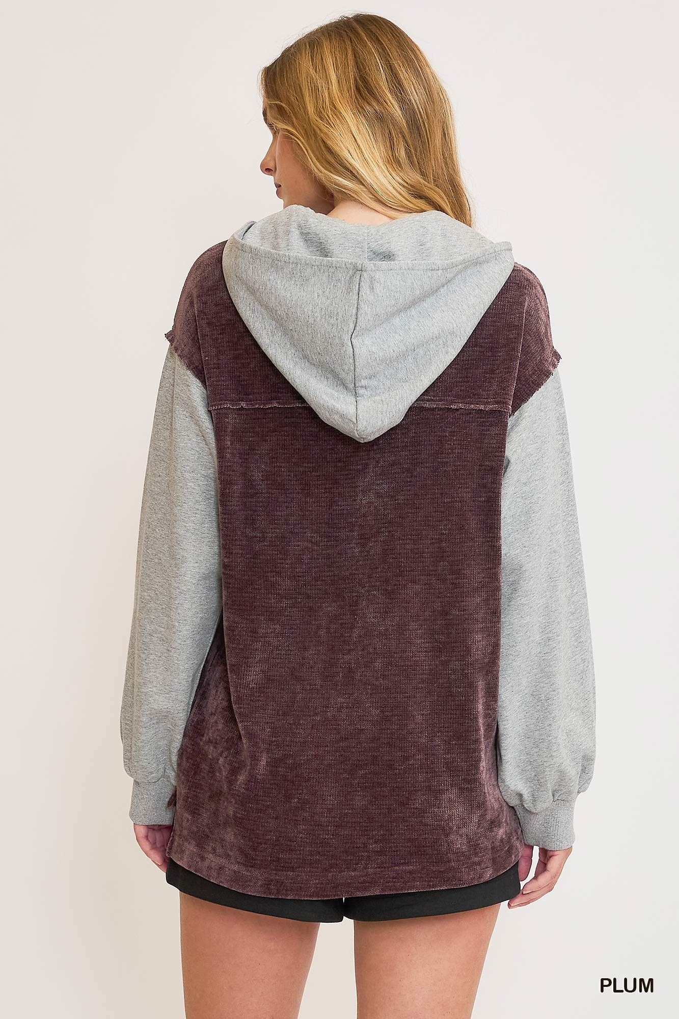 Contrast Hooded Chenille Jacket, image 4