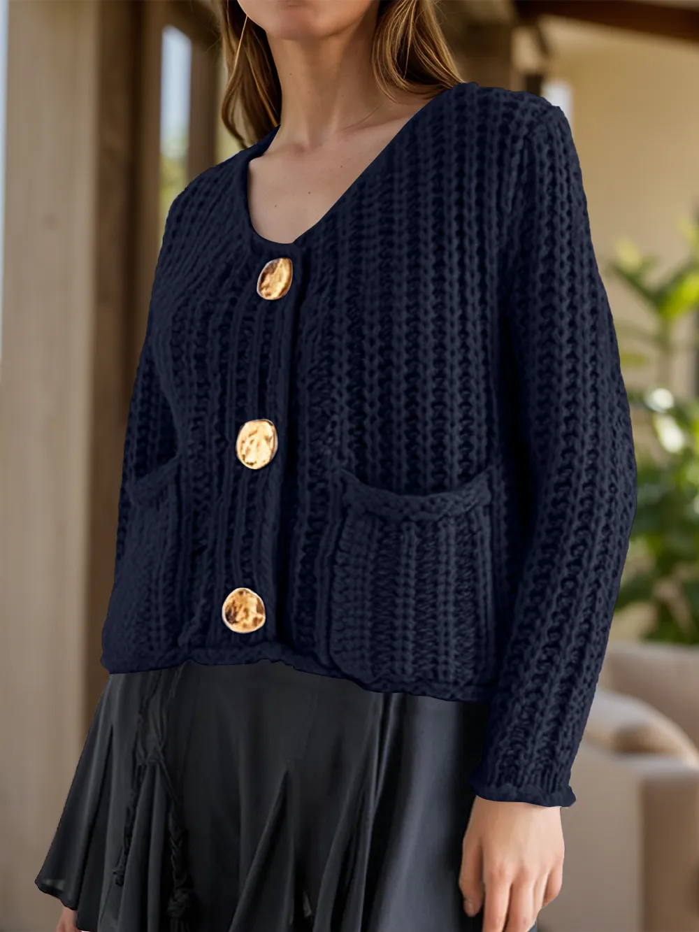 Button Down Long Sleeve Cardigan, image 15