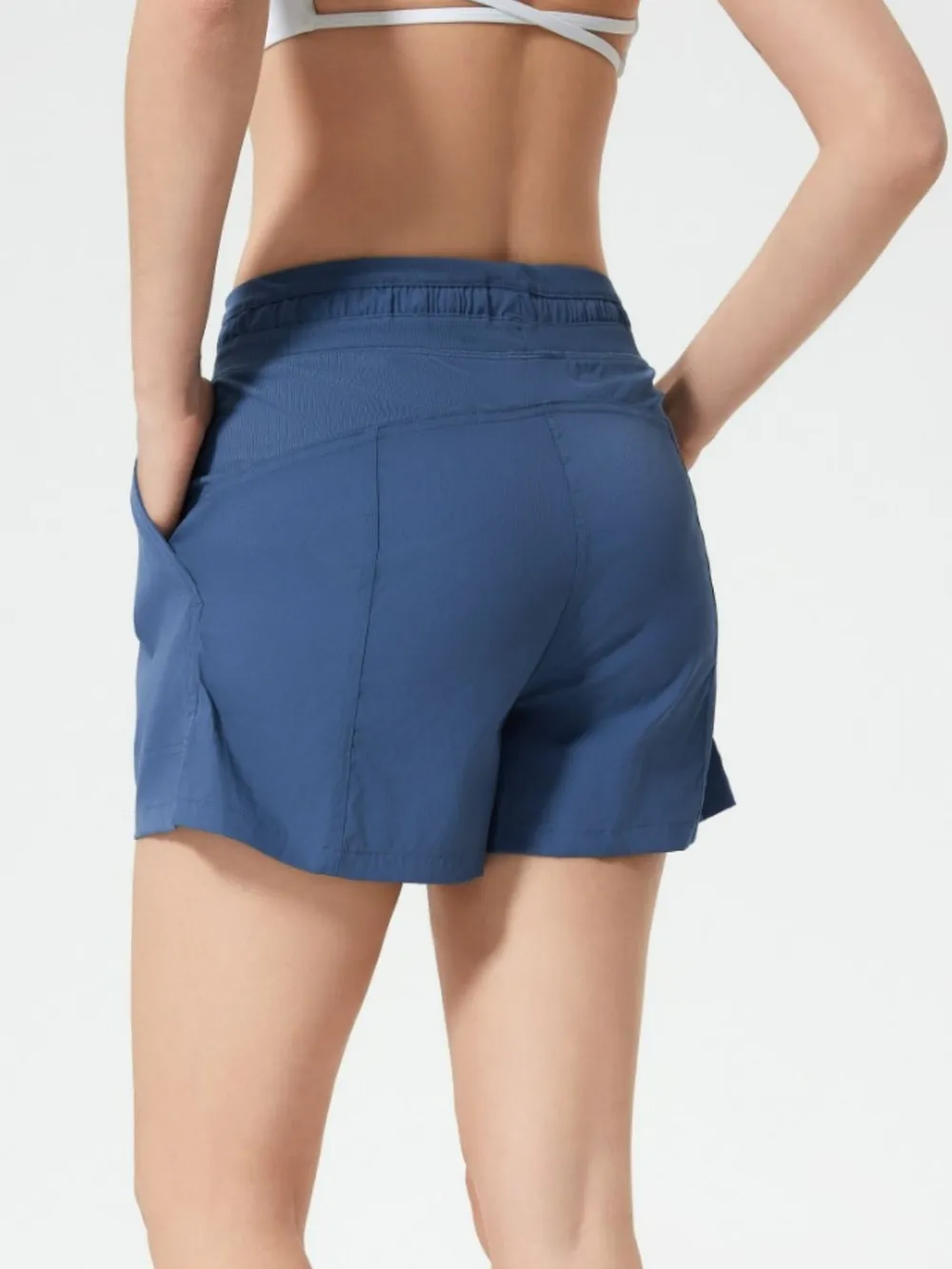 Drawstring Active Shorts with Pockets, image 16