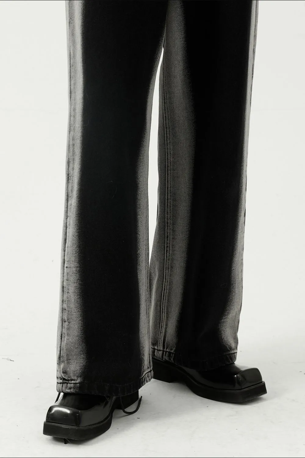 Side Contrast Jeans with Pockets, image 5