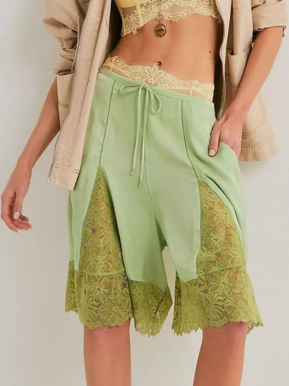 Lace Detail Shorts, image 15