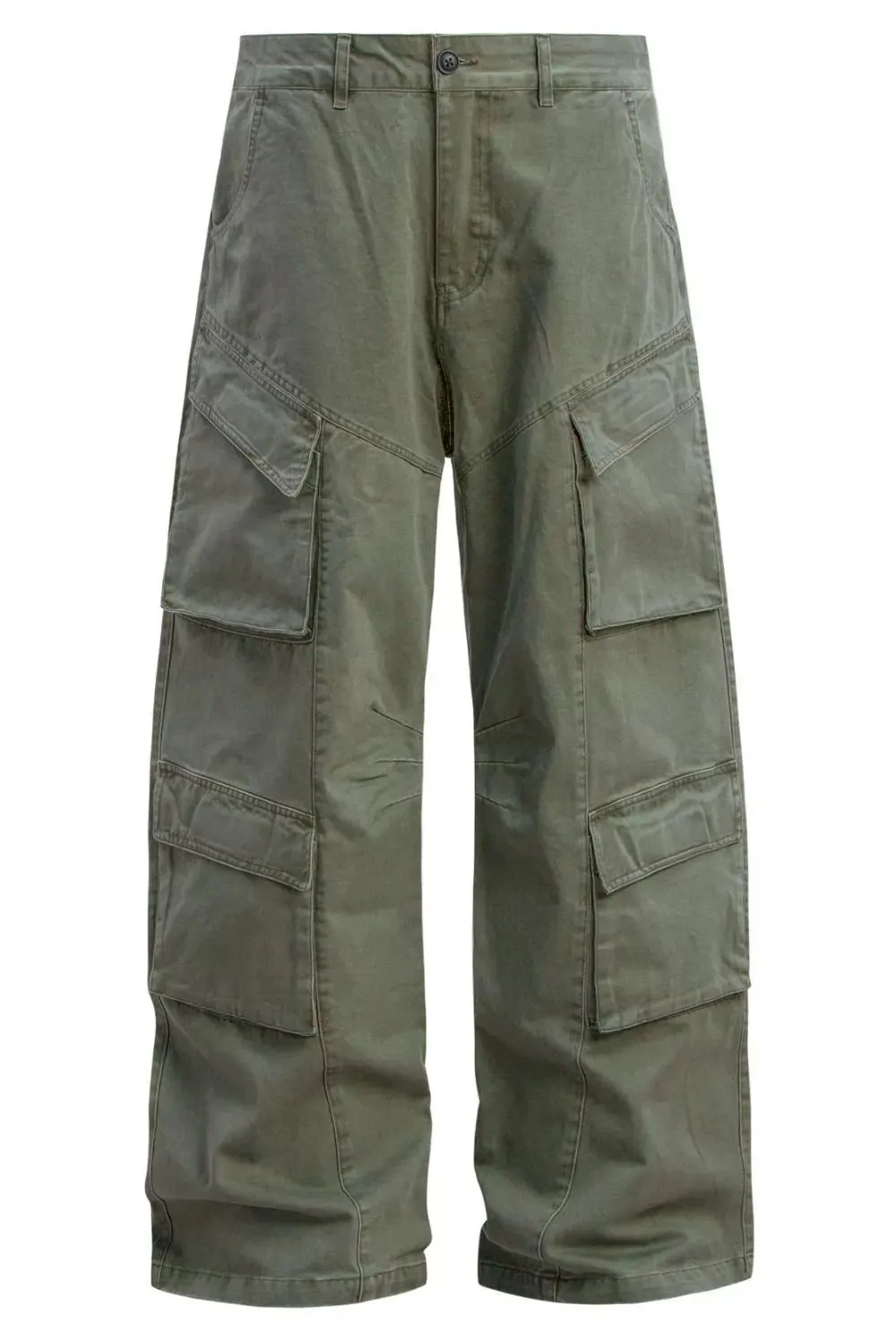 Men's Wide Leg Cargo Pants