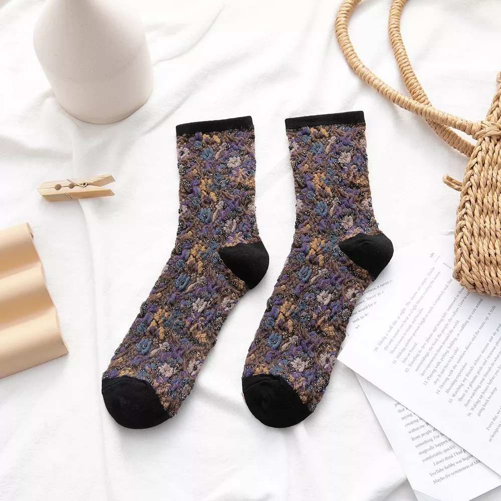 Contrast Heel and Toe Socks, image 5