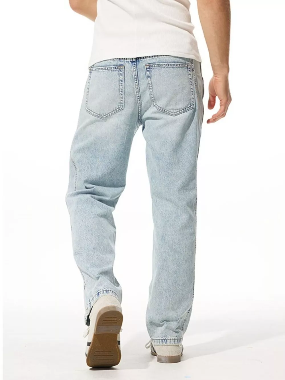 Men's Wide Leg Jeans, image 5
