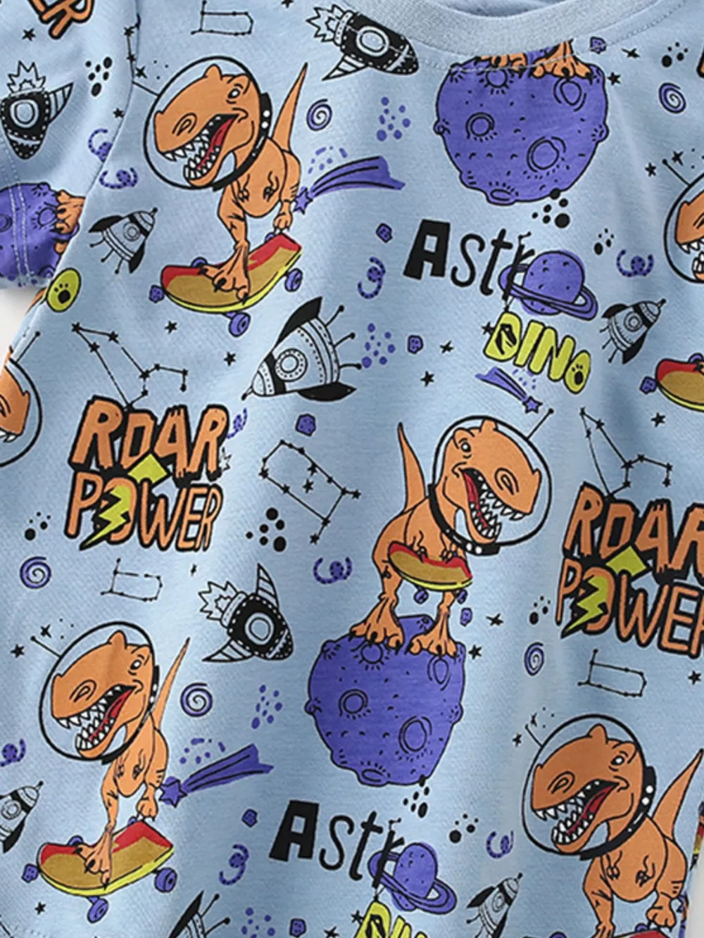 Children's Dinosaur Astronaut Print T-Shirt, image 3