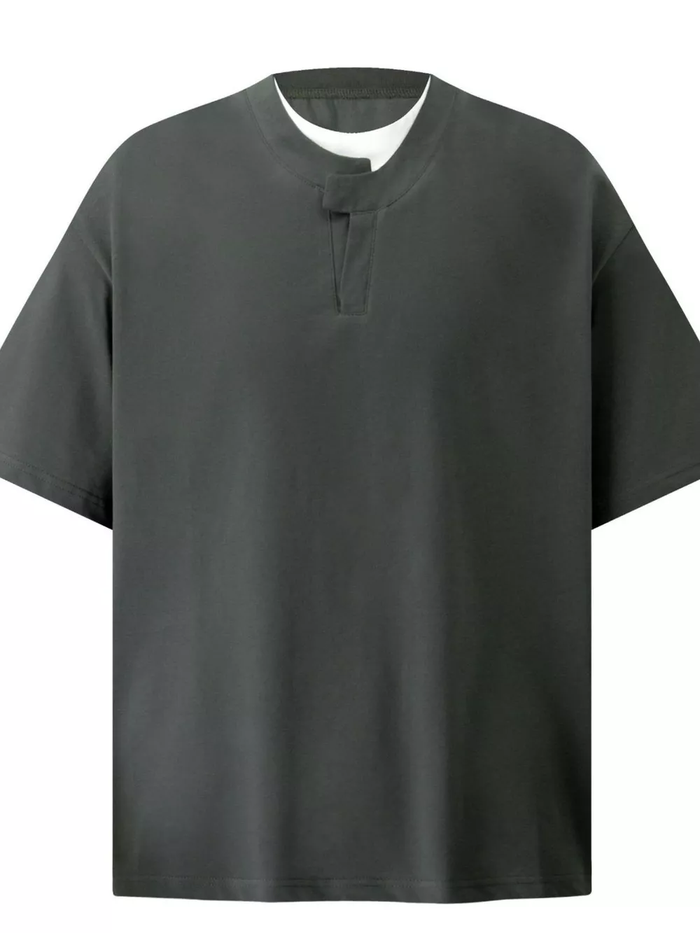 Men's Round Neck Short Sleeve T-Shirt, image 4