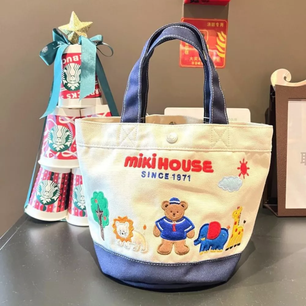 Embroidered Canvas Tote Bag, image 2