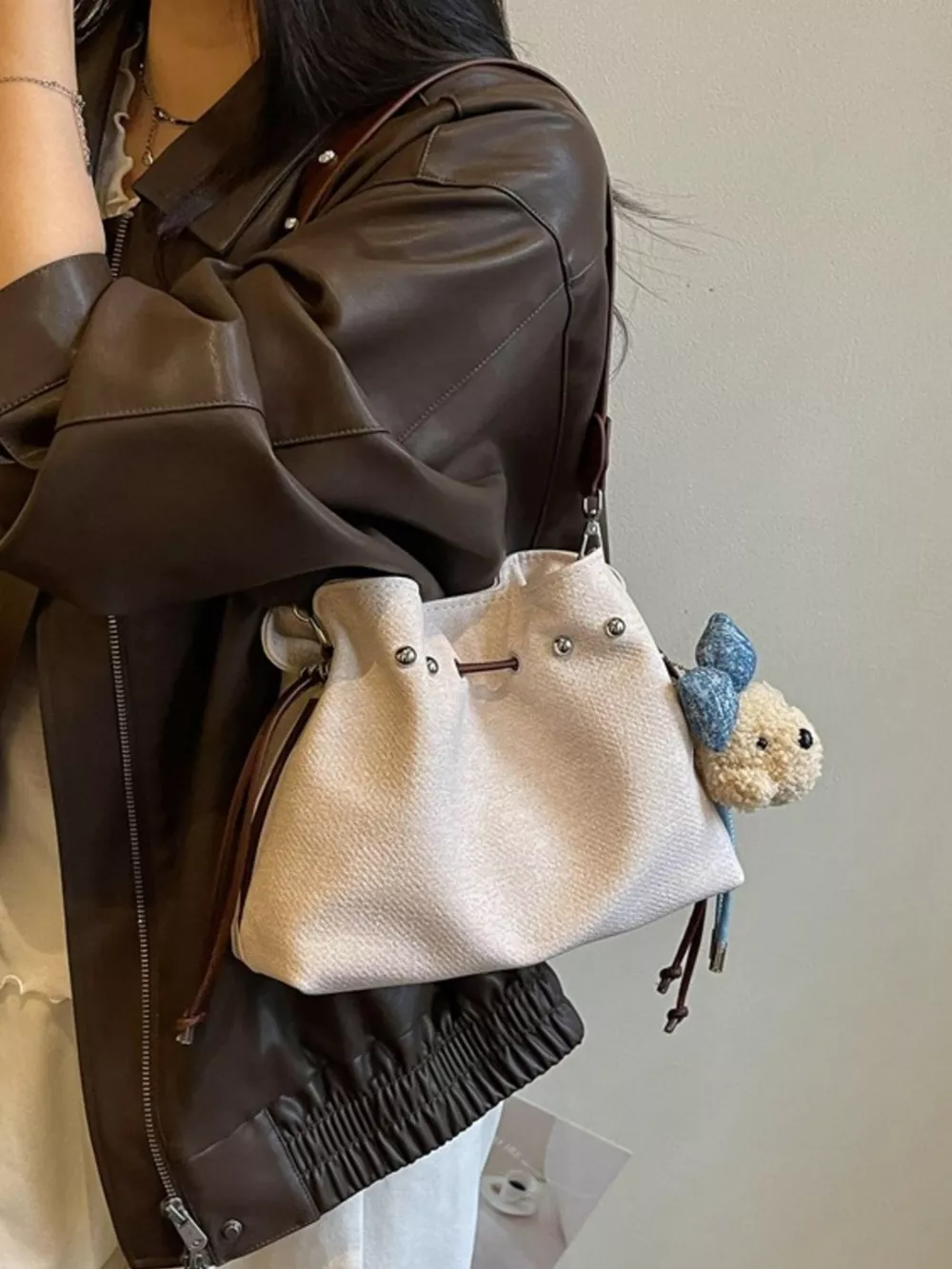 Bucket Crossbody Bag, image 6