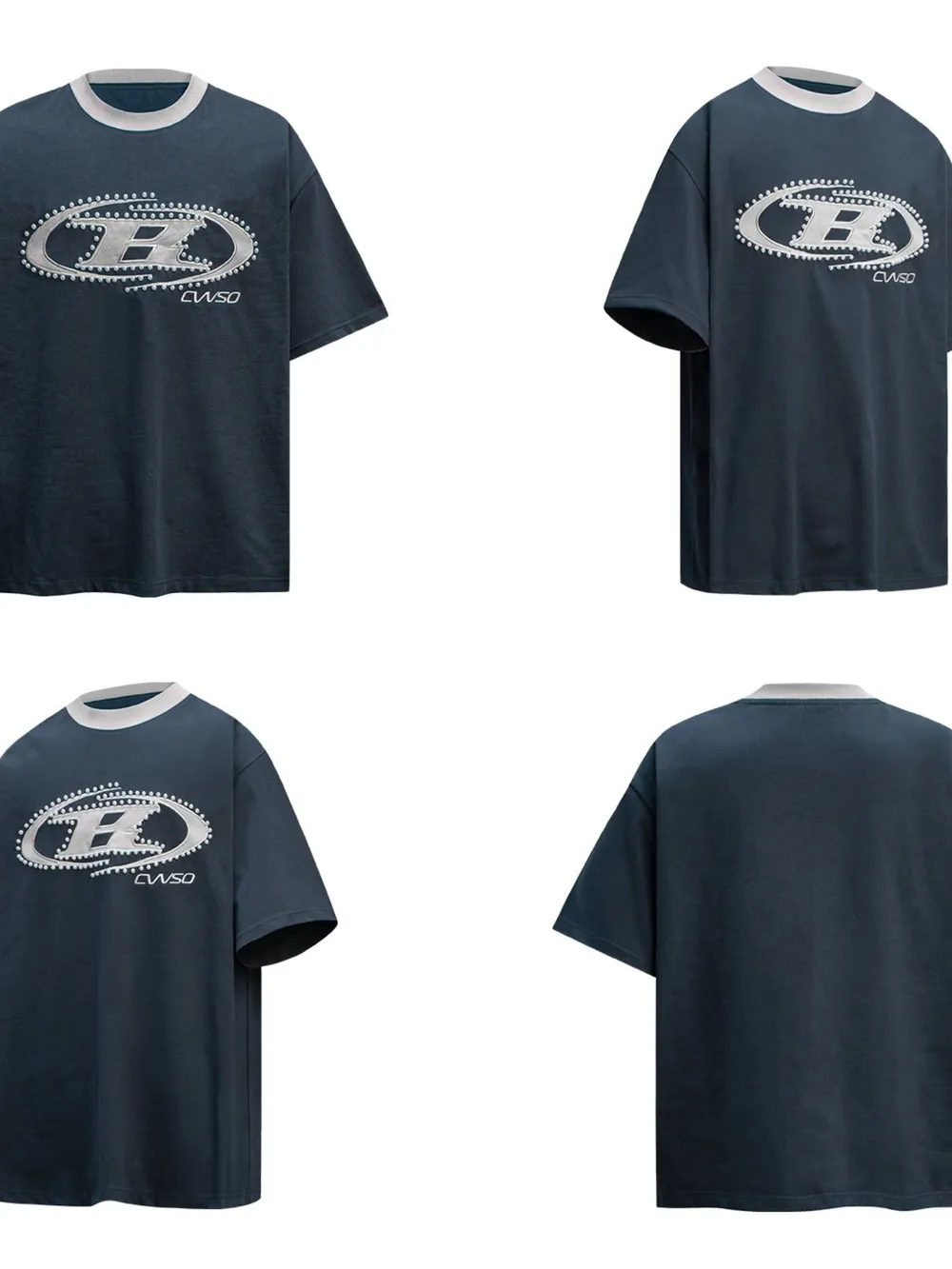 Men's Pearl Detail Short Sleeve T-Shirt, image 3